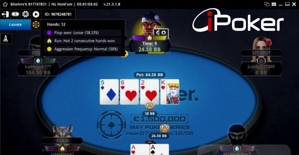iPoker Incorporates in-built HUD’s for Its Poker Clientele