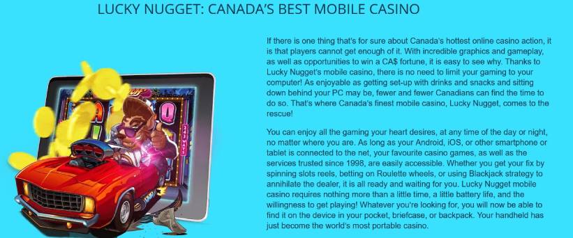 Lucky Nugget Mobile Casino