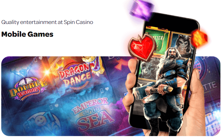 Spin Casino Mobile slots