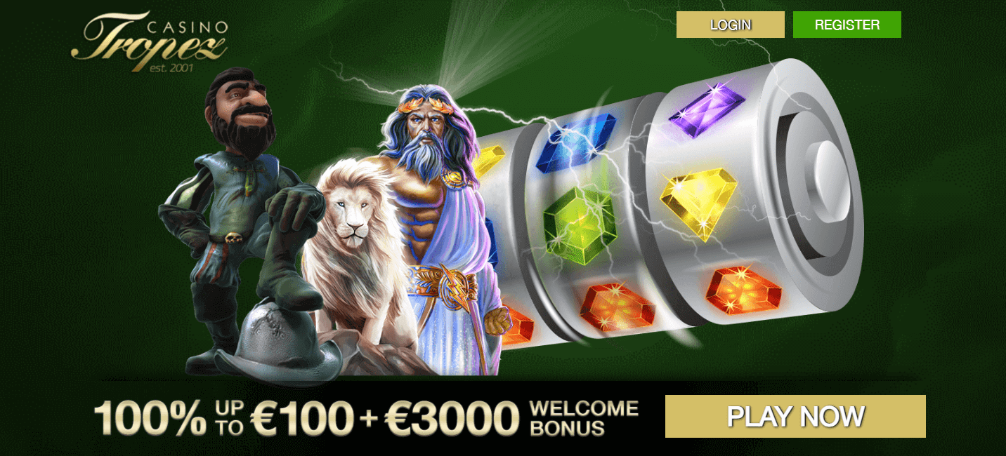 Tropez Casino Interface