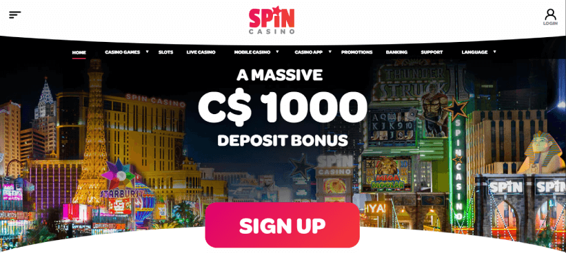 Spin Casino - Top Legal online casinos