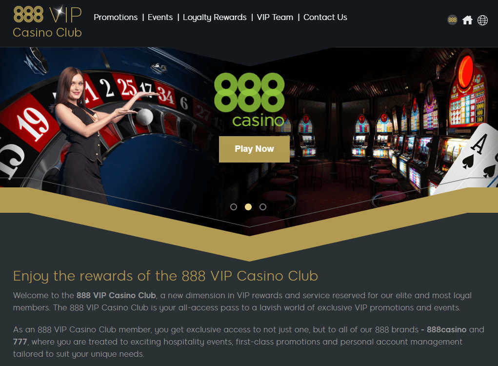 888 Casino VIP Club