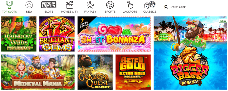 Casino Tropez Slot games