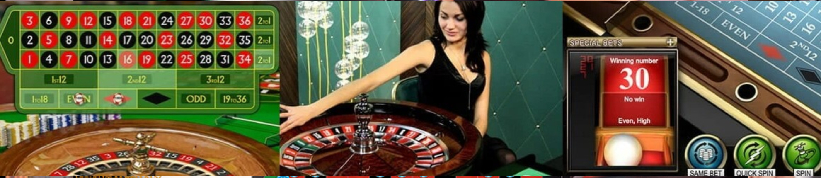 Features Live dealer roulette
