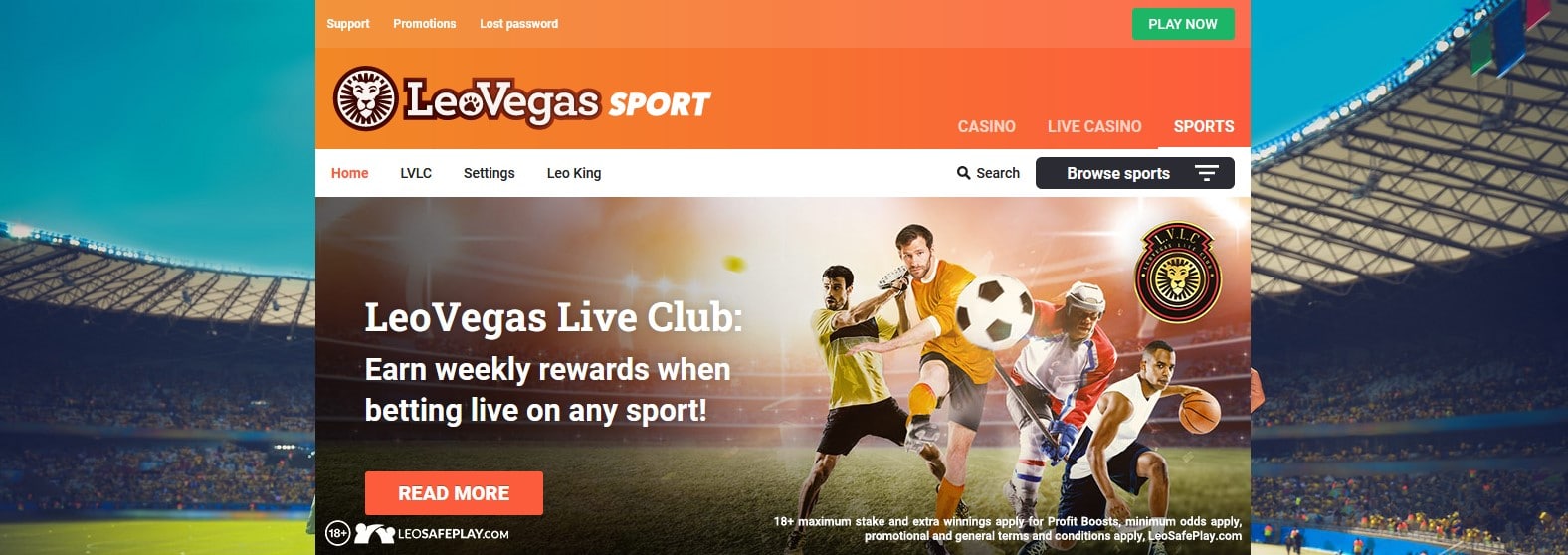 LeoVegas Sports Betting