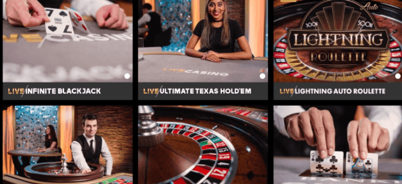 Live Casino roulette