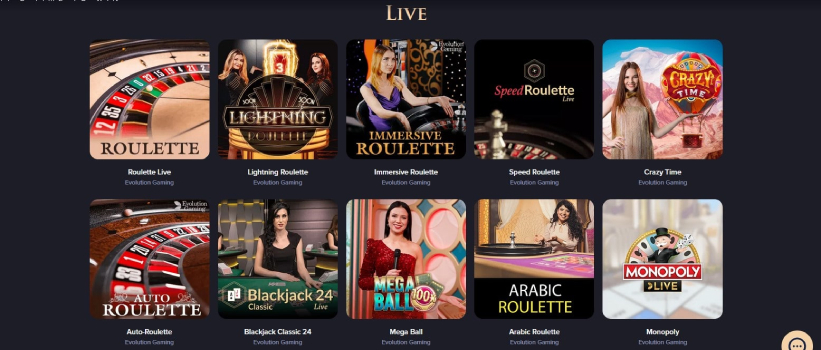 Live dealer games