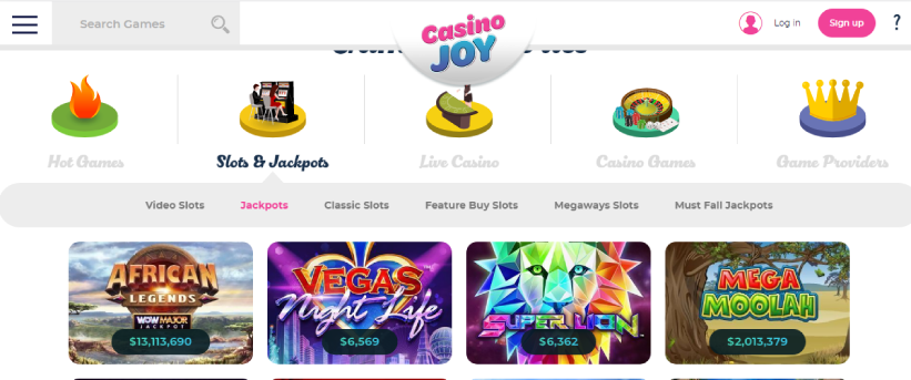 Slots and Jackpot Games