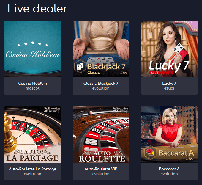 Wild Tornado Live Casino Games