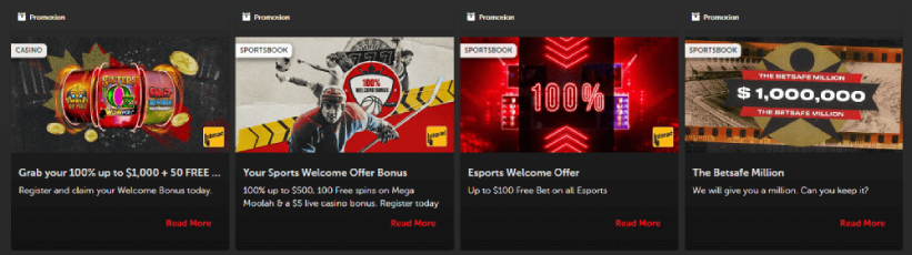 Betsafe Casino Bonus and Promotions