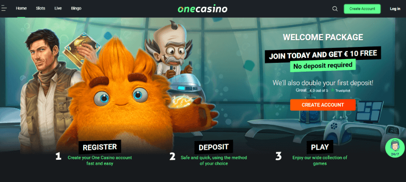 one casino interface