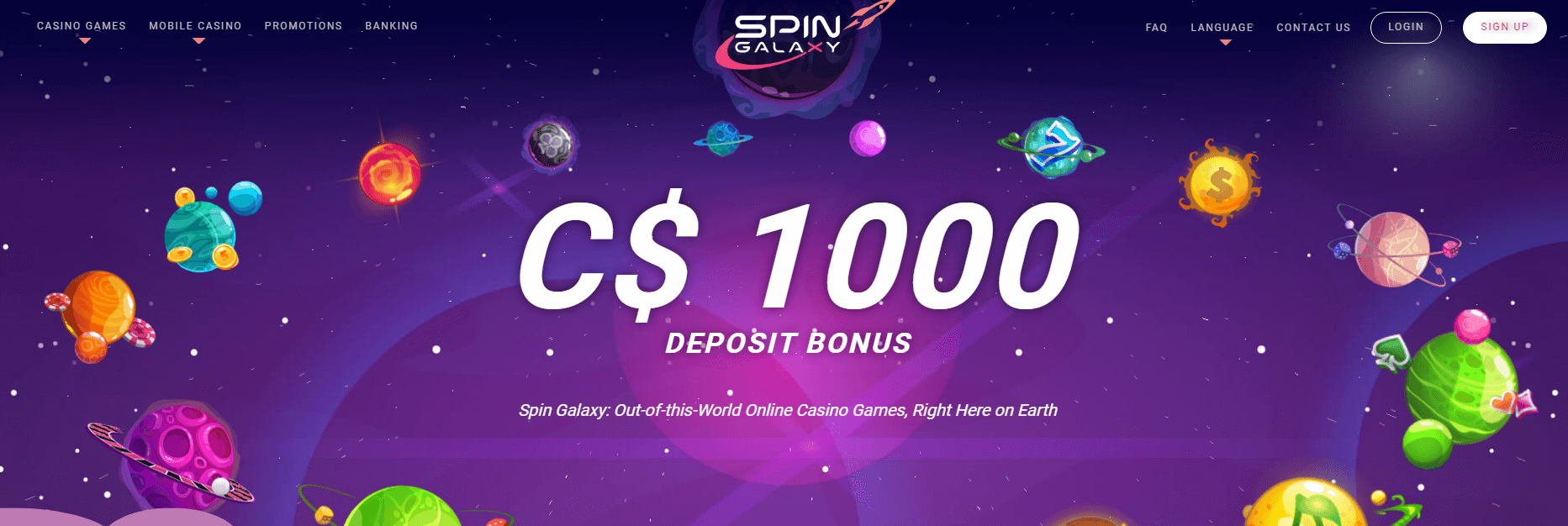 Spin Galaxy Casino Review