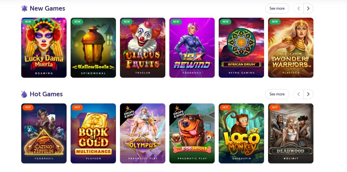 Casino Games and Software Providers