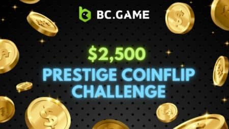 BC.GAME’s Coinflip challenge comes with a $2,500 prize pool