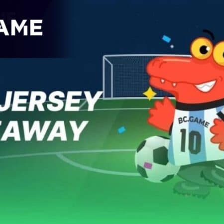 BC.Game is giving away Messi-signed AFA jerseys to winners