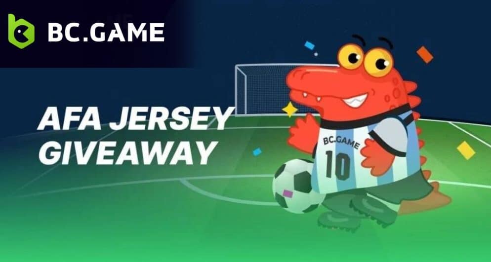 BC.Game is giving away Messi-signed AFA jerseys to winners