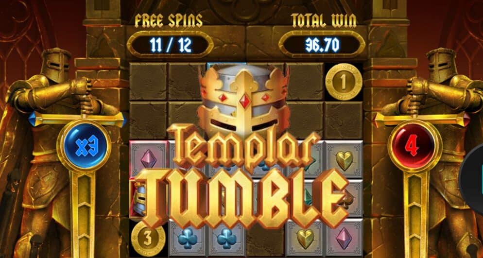 Relax Gaming brings Templar Tumble 2 slot game on Bitstarz