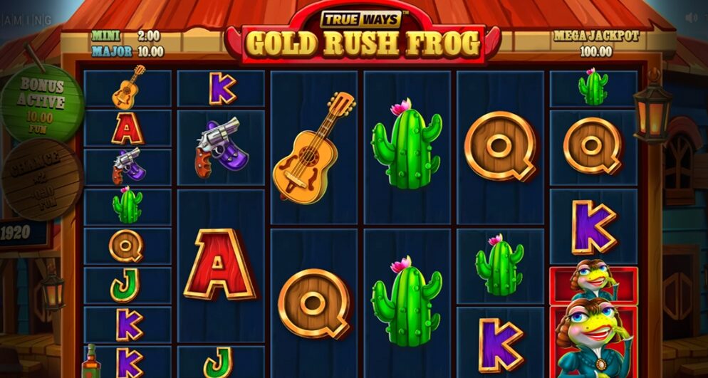 BGaming brings Gold Rush Frog exclusively at BitStarz