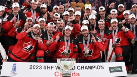 Canada wins 5-2 over Germany, adds 28th title