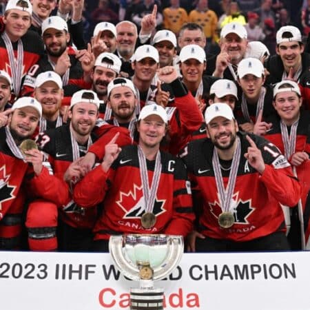 Canada wins 5-2 over Germany, adds 28th title