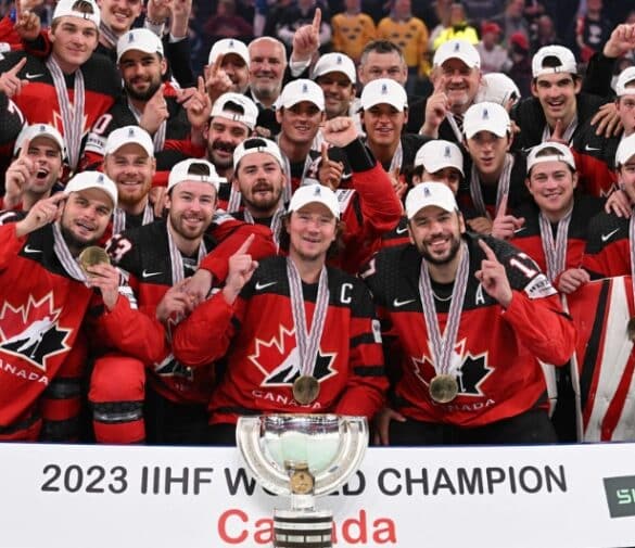 Canada wins 5-2 over Germany, adds 28th title