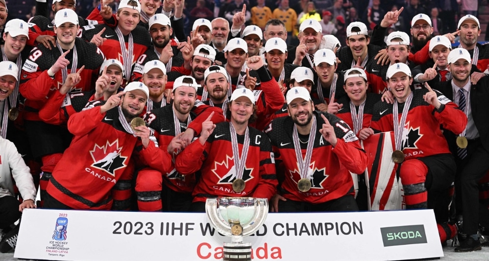 Canada wins 5-2 over Germany, adds 28th title