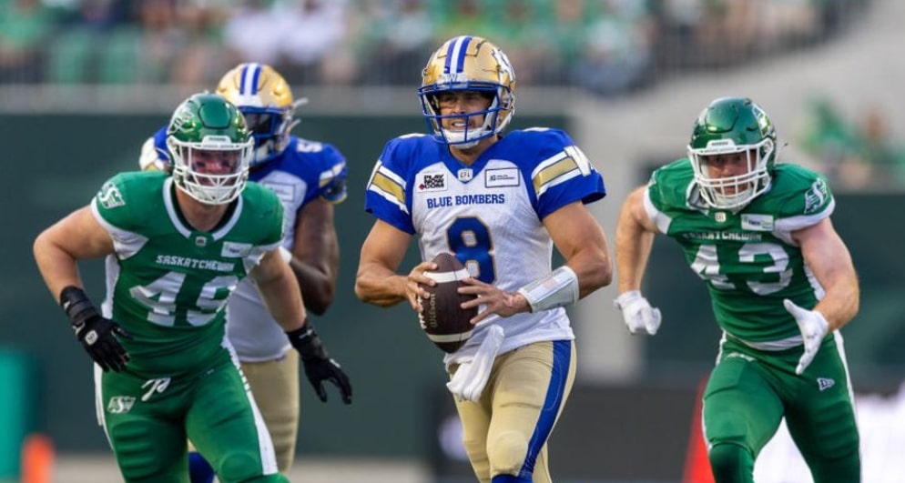 Roughriders beat Bombers in CFL’s OT thriller